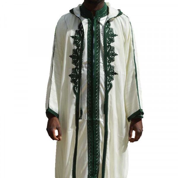 Jabador Men's 3-piece hoodie - White and green