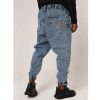 Harem pants basic dark blue jeans - NIII Na3im
