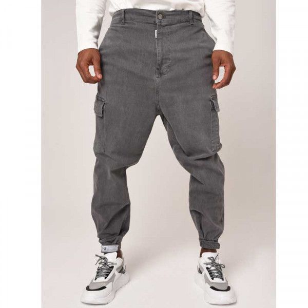 Sarouel para jeans gris - NIII Na3im