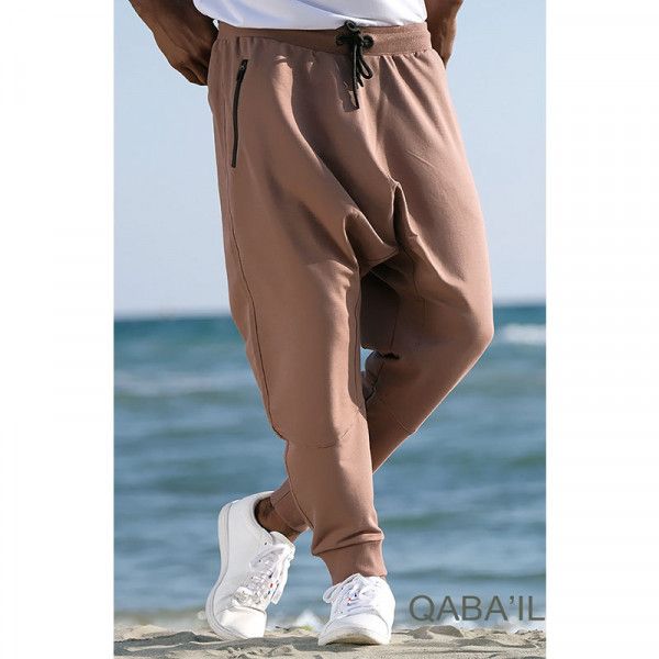 Sarouel jogging athletik - camel - Qaba'il
