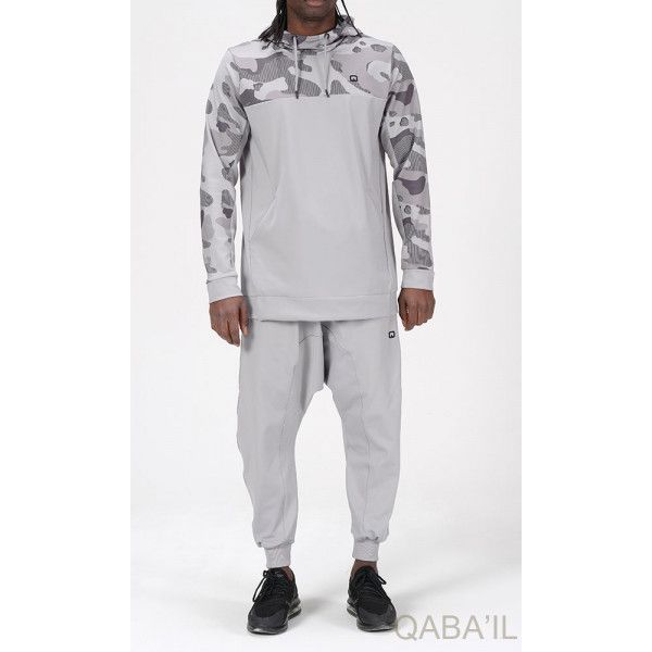 Army tracksuit - Light gray color - Qaba'il