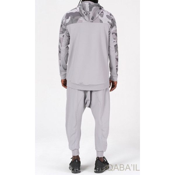 Army tracksuit - Light gray color - Qaba'il