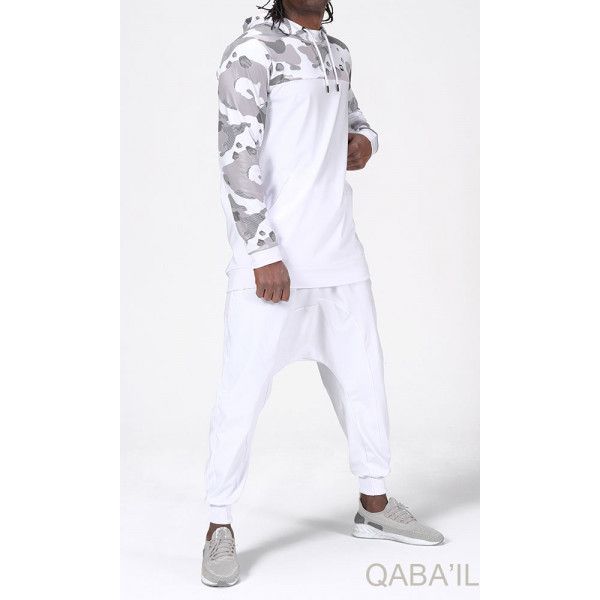 Army tracksuit - White color - Qaba'il