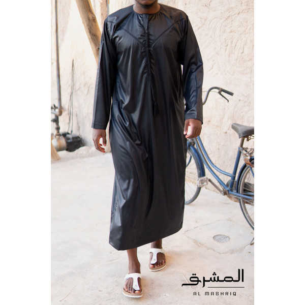 Emirati Kamees black - Al mashriq