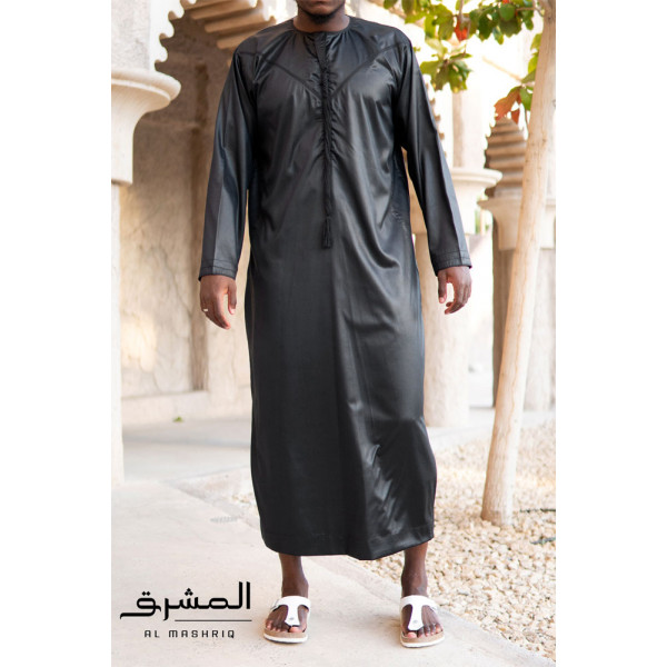 Emirati Kamees black - Al mashriq