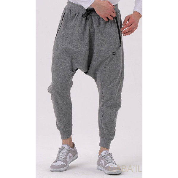 Jogging harem pants - Light gray - Qabail