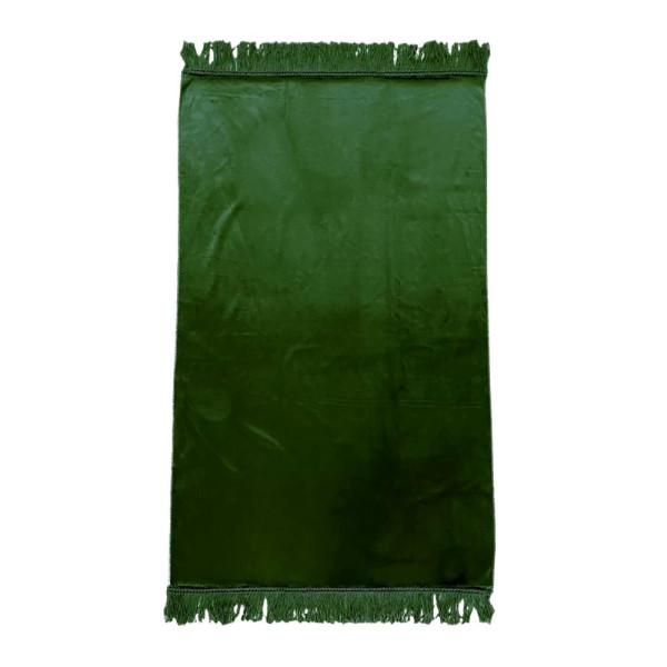 Prayer rug - Green velvet