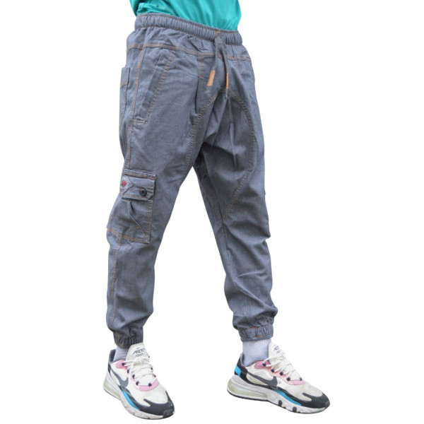 Jeans Cargo Pants Blue - DCjeans saroual and clothing