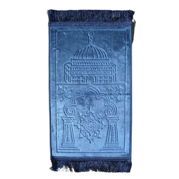 Customizable children's prayer mat - Blue