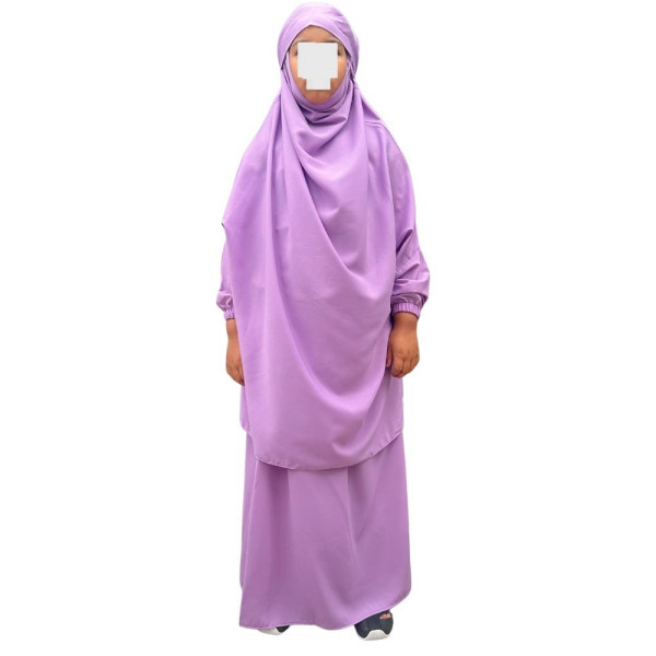 Jilbab fillette - Violet freeze
