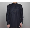 Qamis Saoudien Noir Coton - Ample & Confortable pour la Prière